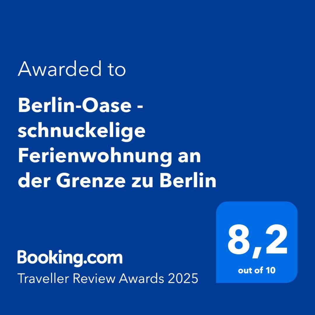 Berlin-Oase - Schnuckelige Ferienwohnung An Der Grenze Zu Berlin Schönefeld Exterior foto